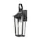Z-Lite Gannon 1 Light Outdoor Wall Light, 6in. W x 17.25in. H, Black 5008S-BK - alternate 2